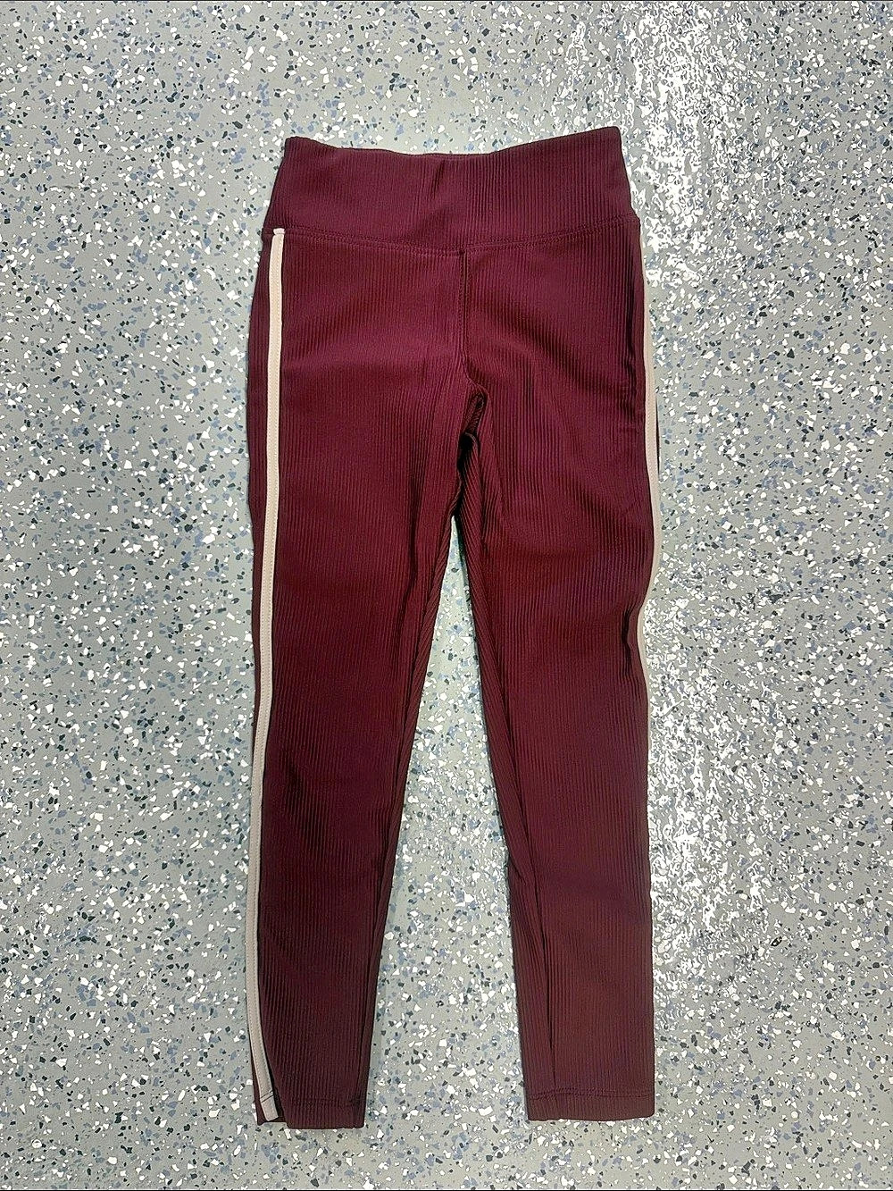 Zara Ribbed Leggings with Side Stripe Size 6-7